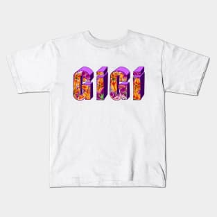 Top 10 best personalised gifts 2022  - Gigi - personalised,personalized custom name with flowers Kids T-Shirt